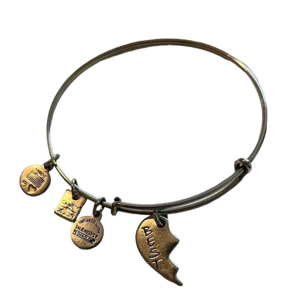 Alex and Ani Silver Tone 1/2 of “Best Friends” Bracelet